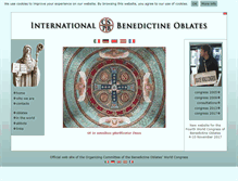 Tablet Screenshot of benedictine-oblates.org